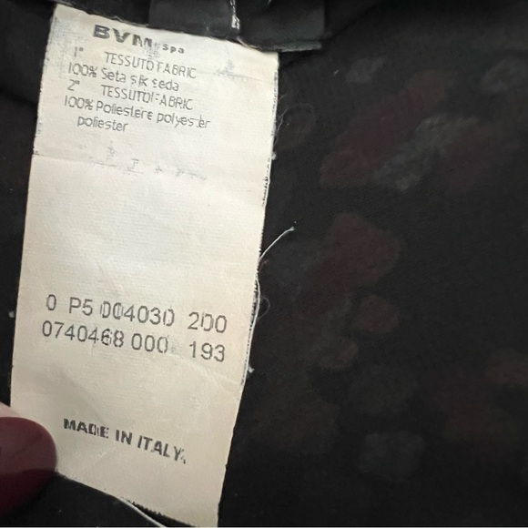 LES COPAINS Made In Italy 100% Silk Midi Skirt Geometric Retro Hipster Fall 44 - Picture 11 of 12